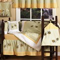 Egyptian Cotton 9-piece Green Bee Crib Set