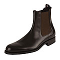 Prada Men's Brown Leather Chelsea Boots