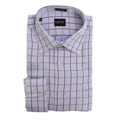 O.H.H.A. Men's Windowpane Dress Shirt