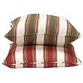 Awning Stripe 18-inch Square Pillow Pair