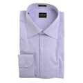 O.H.H.A. Men's Blue Cotton Twill Dress Shirt