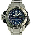 Seiko Men's Automatic Mile Marker Blue Dial Watch