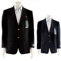 Oscar de la Renta Men's Navy Blue Wool Blazer