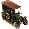 Antique Toy Replica Metal Ragtop Model Car