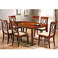 Inlaid Cherry Finish Dining Table