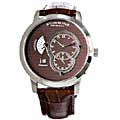 Stuhrling 'Eclipse II' Men's Brown Automatic Watch