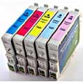 Epson T048 5-Pack Color Ink Cartridges (Remanufactured)