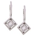 Tacori 18k White Gold Diamond Earrings