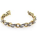 14k Two-tone Gold 1 2/5ct TDW Diamond Bracelet