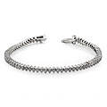 18k White Gold 4ct TDW Brilliant Diamond Bracelet