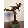 'Skater' by Dennis Smith Bronze Statue