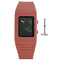 Puma Women's Vega Pink Rubber Strap Watch