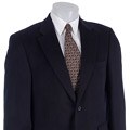 Bill Blass Men's Navy Blue Camel Hair Sportcoat