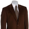 Bill Blass Men's Dark Brown Camel Hair Sportcoat