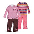 Esprit Infant Girl's Polar Fleece Hoodie and Pants Set