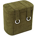 Green Micro-suede Jewelry Case with Traveler