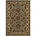 Hand-tufted Pana Green Persian Wool Rug (5' x 8')