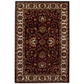 Hand-tufted Teresa Burgundy Wool Rug (9' x 13')