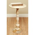 Marble Stone Handicraft Pedestal End Table (Pakistan)