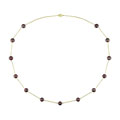 14k Gold Brown Cultured FW Pearl Necklace (9-10mm)