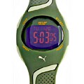 Puma Energy LCD Dial Green Rubber Strap Watch