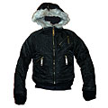 Yoki Women's Petite Hooded Nylon Jacket