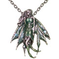 Pewter 'Jade' Artist Fairy Necklace