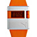 Puma Women Sirius LCD Dial Orange Strap Watch