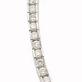 14k White Gold 5ct TDW Diamond Tennis Bracelet (G-H-I, SI2-I1)
