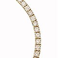 18k Gold 13 3/4ct TDW Diamond Tennis Bracelet (I-J, I1-2)