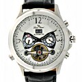 Lucien Piccard 'San Michel' GTS Silver Automatic Watch