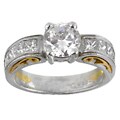 Tacori Platinum 22k Gold 1ct TDW Diamond Engagement Ring