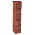 Organize It All 5-Drawer Media Rack
