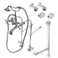 Clawfoot Chrome Tub Faucet Combination