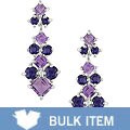 Sterling Silver Iolite Amethyst Earrings (Case of 6)