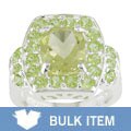 Sterling Silver Lemon Quartz and Peridot Ring (Case of 6)