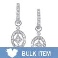 14k White Gold 1/3ct TDW Diamond Drop Earrings (Case of 3)