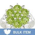 Silver and Round Peridot Ring (Case of 6)