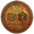 Heritage Kerman Burgundy Rug (8' Round)