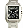 Pierre Cardin Black Dial Stainless Steel Watch