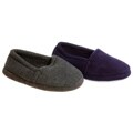 Fireside Casuals Men's Fleece Memory Foam Slippers