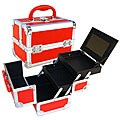 Red Makeup Case with Mirror