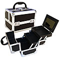 Black Makeup Case with Mirror