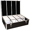 CD/ DVD Black 1000 Aluminum Storage DJ Case