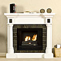 Alexander White Slate Gel Fuel Fireplace