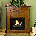 Concord Mahogany Gel Fuel Fireplace