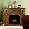 Ascot Rich Brown Electric Fireplace