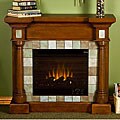 Alexander Slate Column Electric Fireplace
