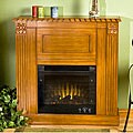 Lincolnshire Medium Oak Electric Fireplace