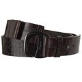 Salvatore Ferragamo Leather Stamped Croc Belt